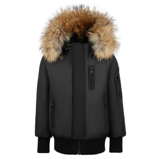 Black Zipper Detail Coat