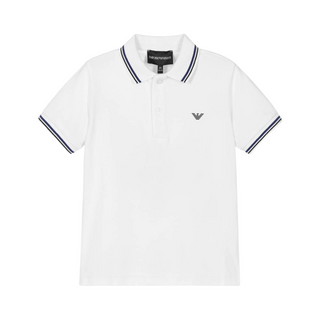 White Essential Logo Polo