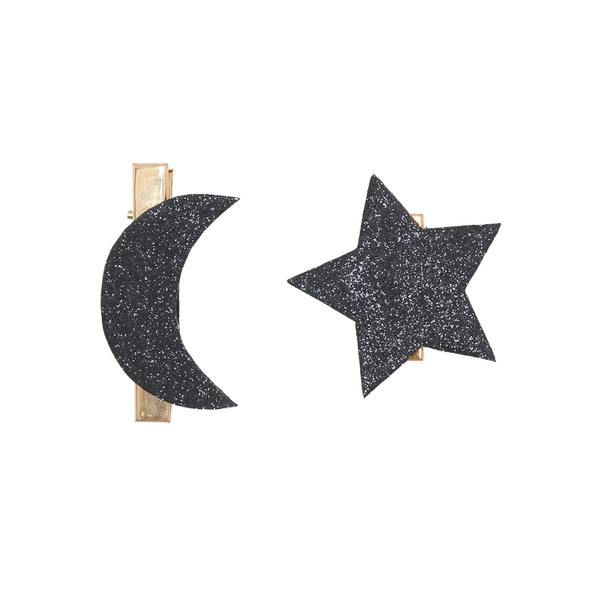 Black Moon Hair Clip