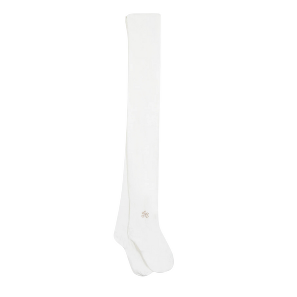 Ivory Logo Tights