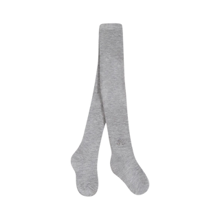 Light Gray Baby Logo Tights