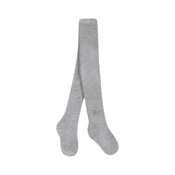Light Gray Baby Logo Tights