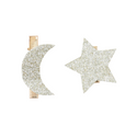 Gold Moon Hair Clip