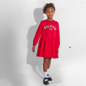 Red Balmain Varsity Dress