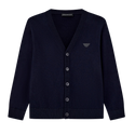 Navy Logo Essential Cardigan
