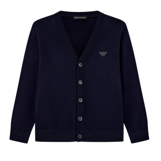 Navy Logo Essential Cardigan