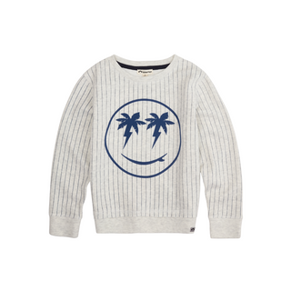 Grey Palm Tree Smile Crewneck