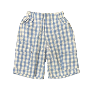 Light Blue Gingham Cretaccio Short