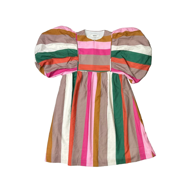 Mulitcolor Large Stripe Dress