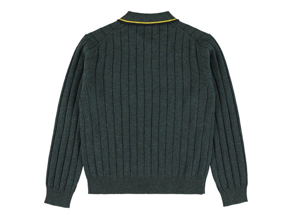 Green Mir Yan Long Sleeve Polo
