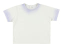 White and Purple Vem Basic Tee