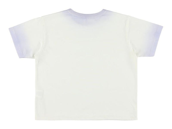 White and Purple Vem Basic Tee