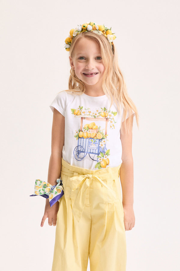 White Lemon Cart Tee