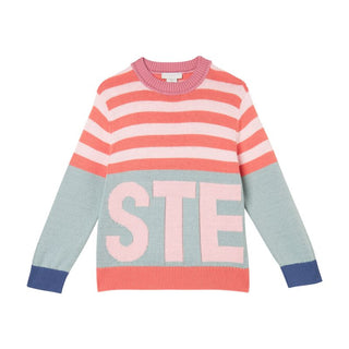 Multicolor Logo and Stripes Sweater