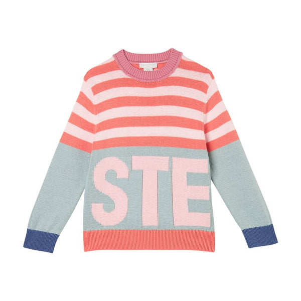 Multicolor Logo and Stripes Sweater