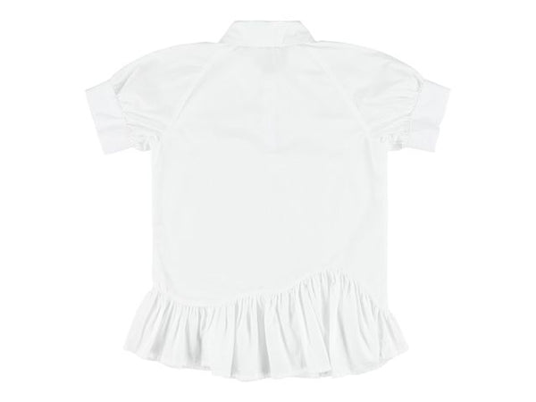 White Wendy Button Dress