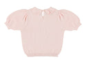 Pink Wesley Puff Sleeve Collar Sweater