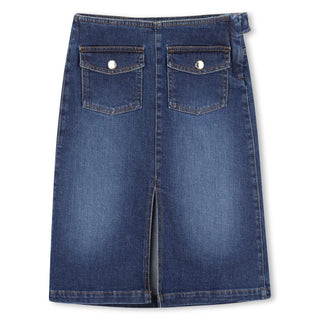 Denim Mini Me Pocket Maxi Skirt