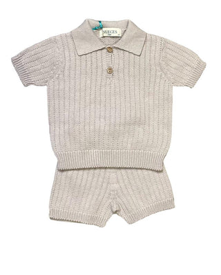 NC Taupe Knit Polo Outfit