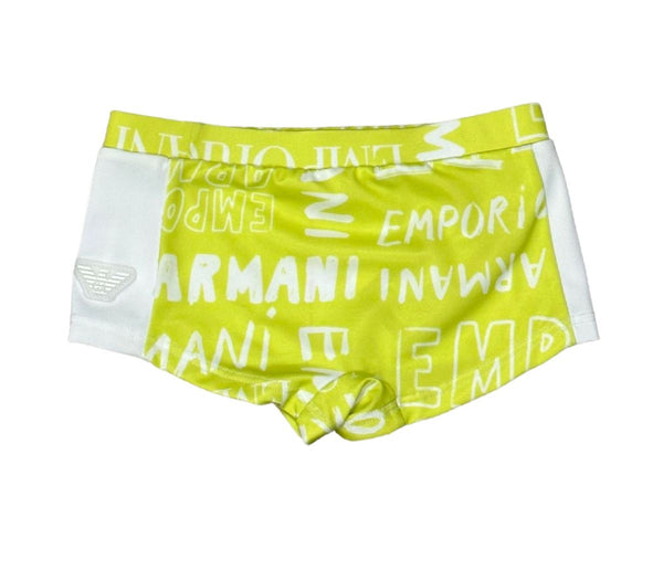 AJ Lime Logo Swim Shorts