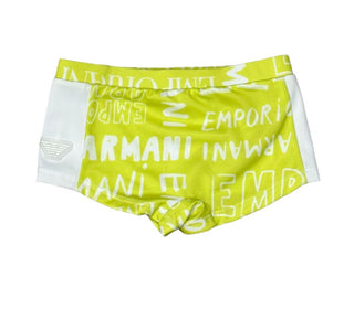 AJ Lime Logo Swim Shorts