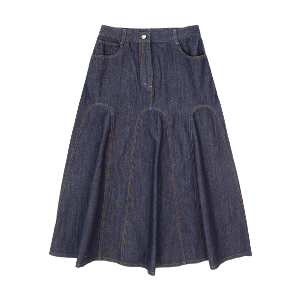 Blue Teen Denim Skirt