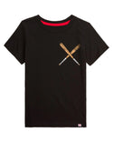Black Batting Graphic Tee