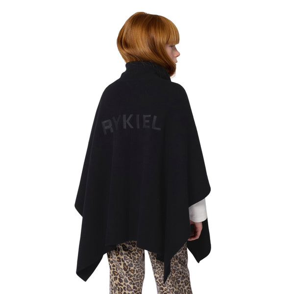 Black Knit Cape