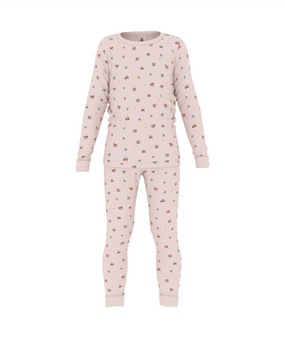 Dusty Pink Floral Pajama Set
