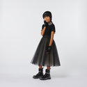 Black Mesh Polka Dot Tutu Dress