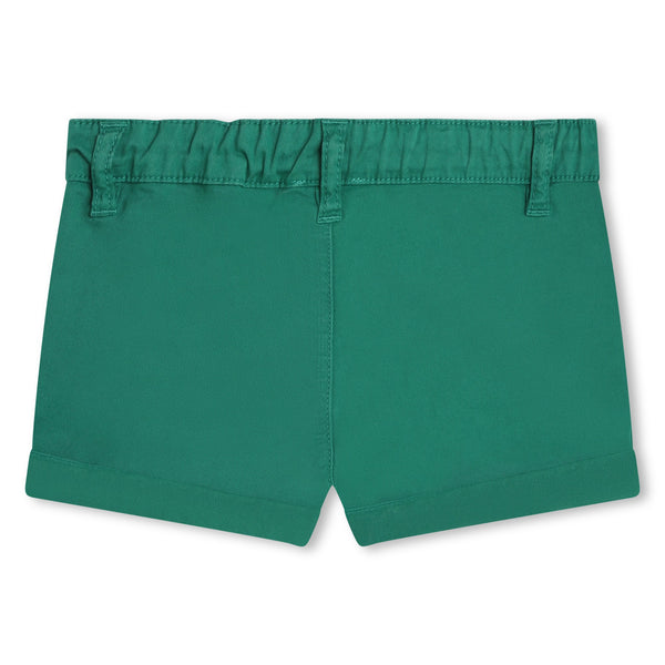 Green Baby Cotton Shorts