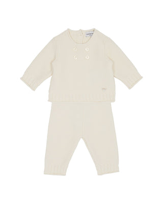 White Newborn Knit Outfit