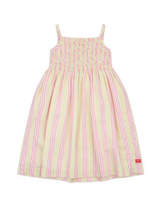 Lime and Pink Dorien Striped Dress