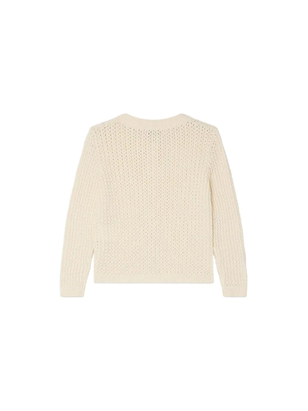 Cream Knit Leonita Cardigan