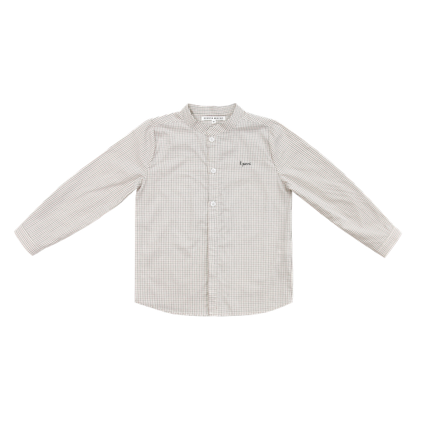 Black and Burgundy Tattersall Shirt