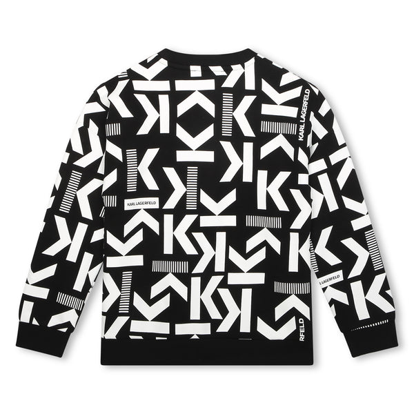Black and White K Sweatshirt