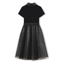 Black Mesh Polka Dot Tutu Dress