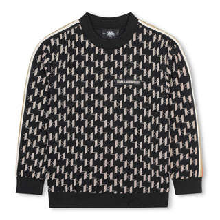 Black and Beige KL Sweatshirt