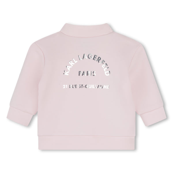 Rose Baby Choupette Long Sleeve Tee Jogging Set