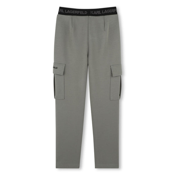 Olive Cargo Pocket Trousers