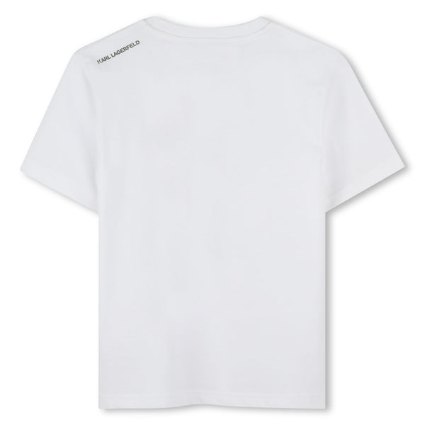 White Mini Karl Graphic Tee