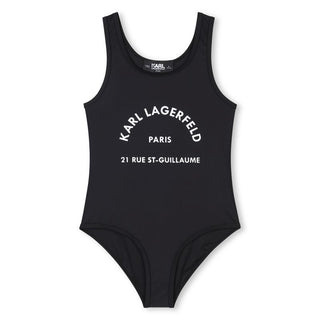 Black Logo Swimsuit