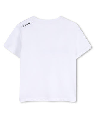 White Mini Karl Tee