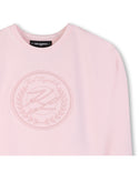 Pink KL Embroidered Emblem Crewneck