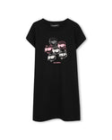 Black Choupette and Karl T-Shirt Dress