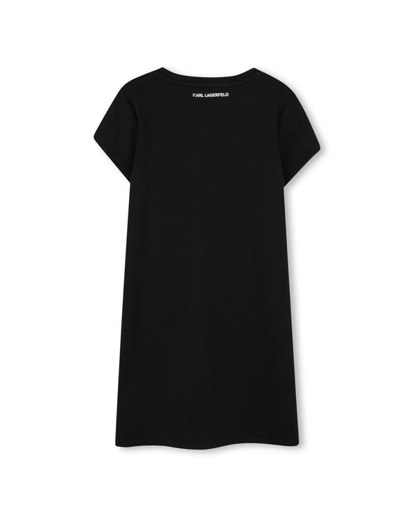 Black Choupette and Karl T-Shirt Dress