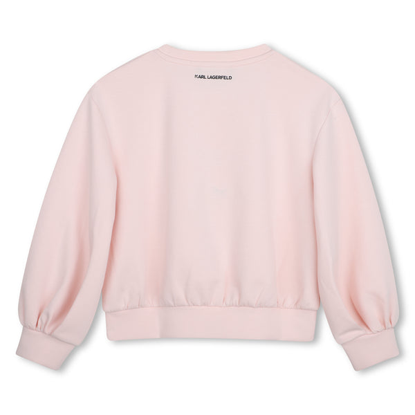 Pink Choupette Graphic Crewneck