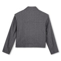 Dark Grey Rhinestone Jacket
