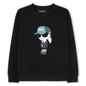 Black Mini Karl Crewneck