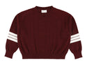 Dark Red Zeedonk Cashmere Crewneck Sweater